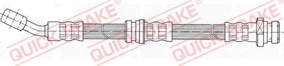 QUICK BRAKE 58.927 - Тормозной шланг unicars.by