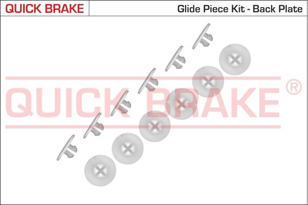 QUICK BRAKE 6858K - Комплектующие, барабанный тормозной механизм unicars.by