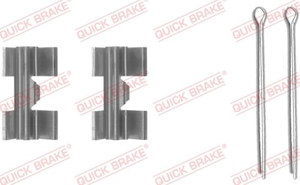 QUICK BRAKE 109-0969-1 - Комплектующие для колодок дискового тормоза unicars.by