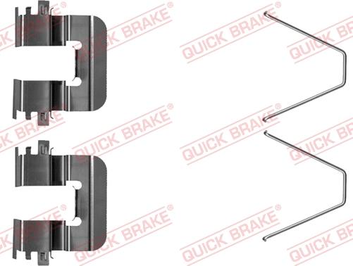 QUICK BRAKE 109-0046R-1 - Комплектующие для колодок дискового тормоза unicars.by