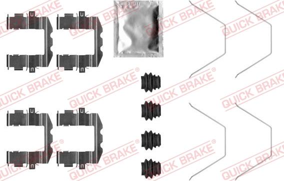 QUICK BRAKE 1090057 - Комплектующие для колодок дискового тормоза unicars.by