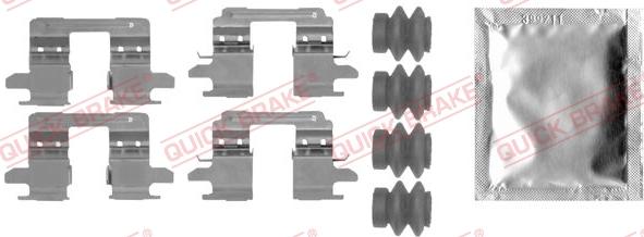 QUICK BRAKE 109-0005 - Комплектующие для колодок дискового тормоза unicars.by