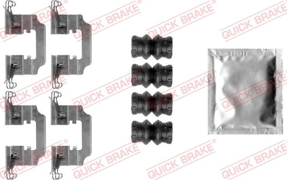 QUICK BRAKE 1090008 - Комплектующие для колодок дискового тормоза unicars.by