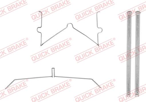 QUICK BRAKE 109-0003-1 - Комплектующие для колодок дискового тормоза unicars.by