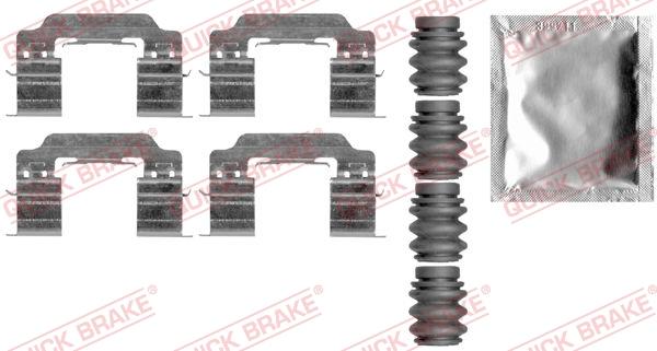 QUICK BRAKE 1090007 - Комплектующие для колодок дискового тормоза unicars.by