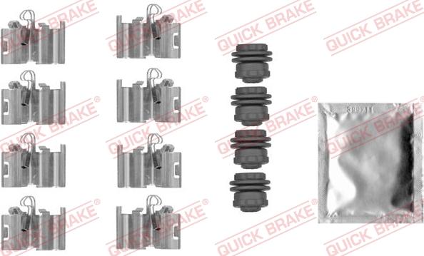 QUICK BRAKE 1090015 - Комплектующие для колодок дискового тормоза unicars.by