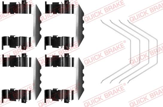 QUICK BRAKE 1090018 - Комплектующие для колодок дискового тормоза unicars.by