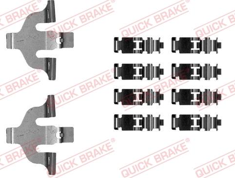 QUICK BRAKE 109-0030 - Комплектующие для колодок дискового тормоза unicars.by