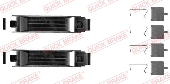 QUICK BRAKE 1090029 - Комплектующие для колодок дискового тормоза unicars.by