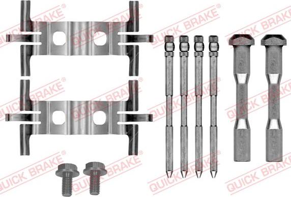 QUICK BRAKE 109-0190 - Комплектующие для колодок дискового тормоза unicars.by