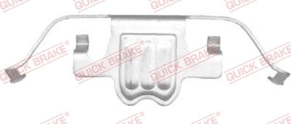 QUICK BRAKE 109-1695-1 - Комплектующие для колодок дискового тормоза unicars.by