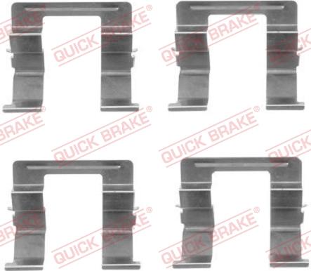 QUICK BRAKE 1091605 - Комплектующие для колодок дискового тормоза unicars.by