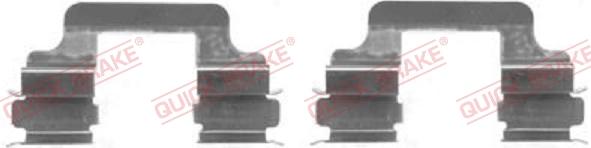 QUICK BRAKE 109-1610-1 - Комплектующие для колодок дискового тормоза unicars.by