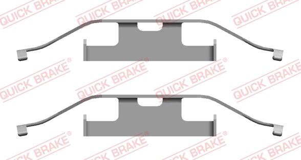 QUICK BRAKE 1091682 - Комплектующие для колодок дискового тормоза unicars.by