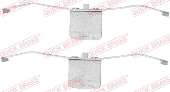 QUICK BRAKE 1091639 - Комплектующие для колодок дискового тормоза unicars.by