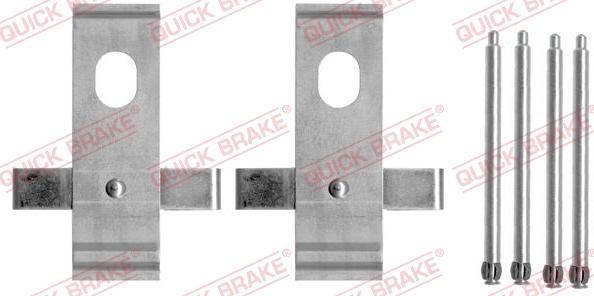 QUICK BRAKE 1091634 - Комплектующие для колодок дискового тормоза unicars.by