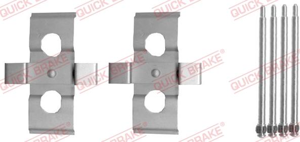 QUICK BRAKE 109-1635 - Комплектующие для колодок дискового тормоза unicars.by