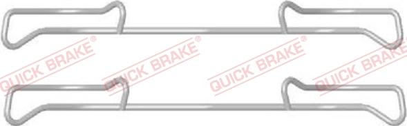 QUICK BRAKE 1091678 - Комплектующие для колодок дискового тормоза unicars.by