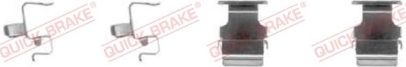 QUICK BRAKE 1091673 - Комплектующие для колодок дискового тормоза unicars.by