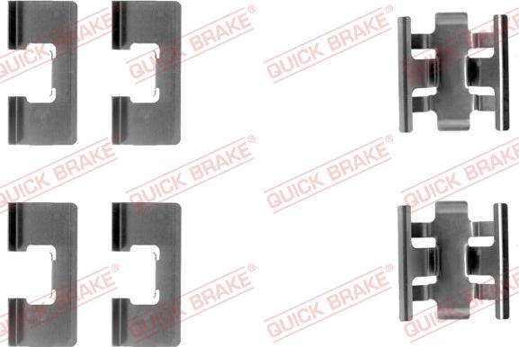 QUICK BRAKE 1091091 - Комплектующие для колодок дискового тормоза unicars.by