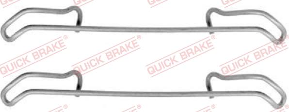 QUICK BRAKE 1091056 - Комплектующие для колодок дискового тормоза unicars.by