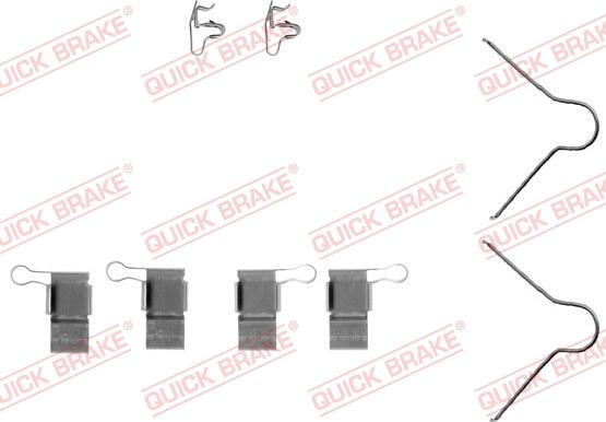 QUICK BRAKE 109-1089-1 - Комплектующие для колодок дискового тормоза unicars.by