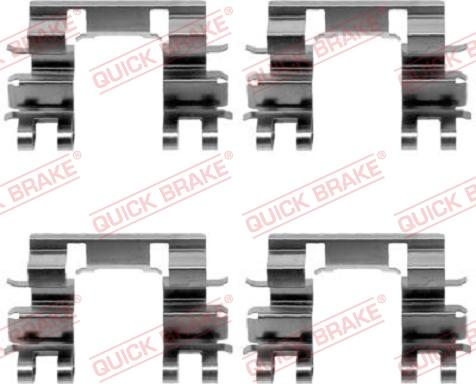 QUICK BRAKE 1091087 - Комплектующие для колодок дискового тормоза unicars.by