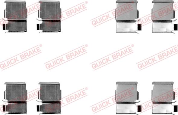 QUICK BRAKE 1091033 - Комплектующие для колодок дискового тормоза unicars.by