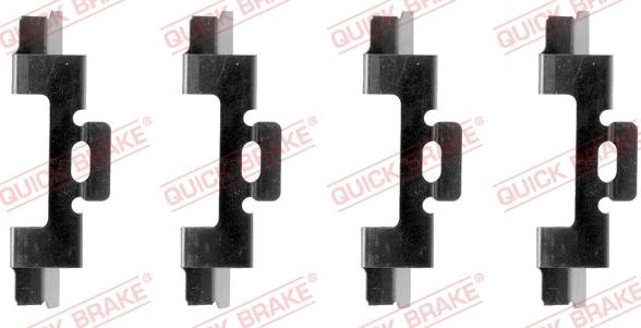 QUICK BRAKE 109-1027 - Комплектующие для колодок дискового тормоза unicars.by