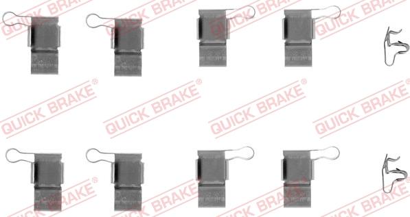 QUICK BRAKE 1091193 - Комплектующие для колодок дискового тормоза unicars.by