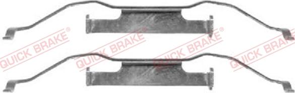 QUICK BRAKE 1091148 - Комплектующие для колодок дискового тормоза unicars.by