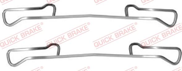 QUICK BRAKE 1091150 - Комплектующие для колодок дискового тормоза unicars.by