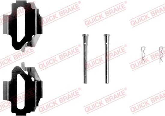 QUICK BRAKE 1091168 - Комплектующие для колодок дискового тормоза unicars.by