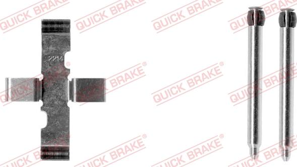 QUICK BRAKE 109-1101-1 - Комплектующие для колодок дискового тормоза unicars.by