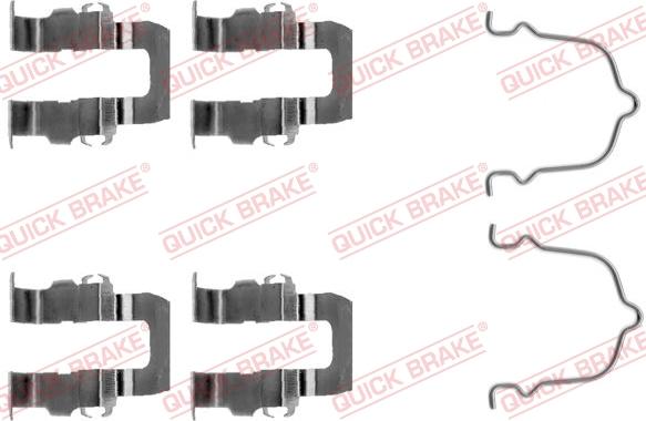 QUICK BRAKE 109-1119 - Комплектующие для колодок дискового тормоза unicars.by