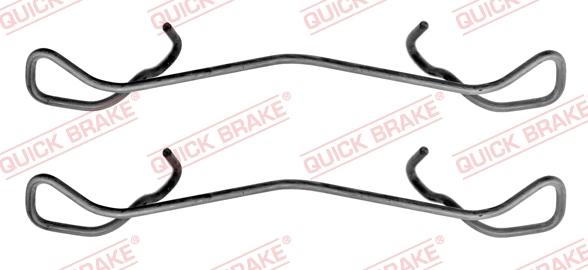 QUICK BRAKE 1091189 - Комплектующие для колодок дискового тормоза unicars.by