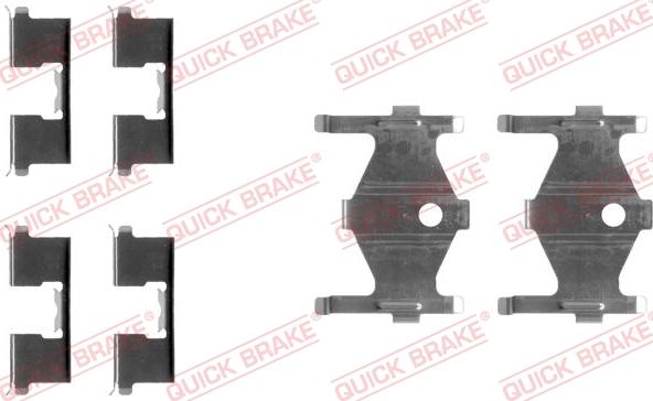 QUICK BRAKE 1091185 - Комплектующие для колодок дискового тормоза unicars.by