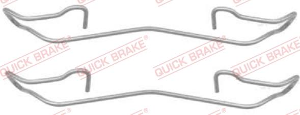 QUICK BRAKE 1091187 - Комплектующие для колодок дискового тормоза unicars.by