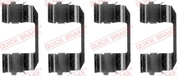 QUICK BRAKE 1091135 - Комплектующие для колодок дискового тормоза unicars.by