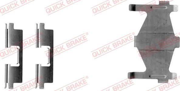 QUICK BRAKE 109-1136-1 - Комплектующие для колодок дискового тормоза unicars.by