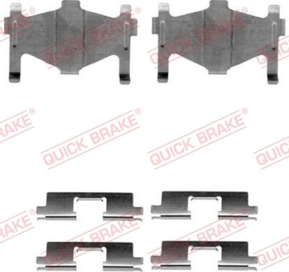 QUICK BRAKE 109-1136 - Комплектующие для колодок дискового тормоза unicars.by