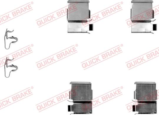 QUICK BRAKE 109-1133-1 - Комплектующие для колодок дискового тормоза unicars.by