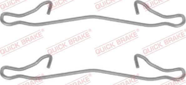 QUICK BRAKE 1091121 - Комплектующие для колодок дискового тормоза unicars.by