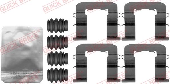 QUICK BRAKE 1091893 - Комплектующие для колодок дискового тормоза unicars.by