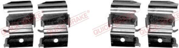 QUICK BRAKE 109-1855R-1 - Комплектующие для колодок дискового тормоза unicars.by