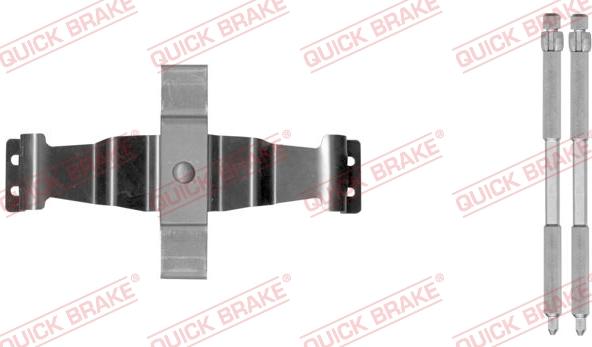 QUICK BRAKE 109-1886-1 - Комплектующие для колодок дискового тормоза unicars.by