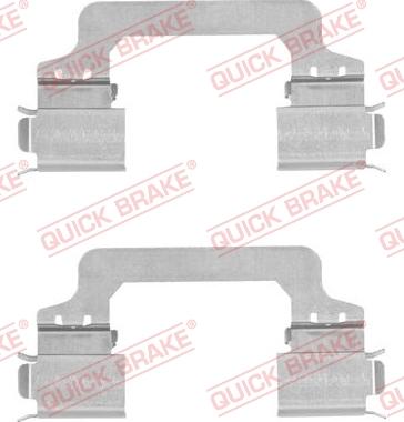 QUICK BRAKE 109-1821R-1 - Комплектующие для колодок дискового тормоза unicars.by