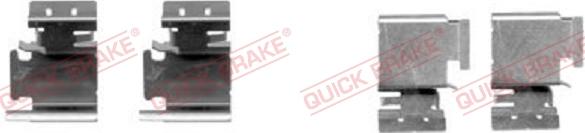 QUICK BRAKE 109-1298-1 - Комплектующие для колодок дискового тормоза unicars.by