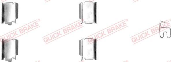 QUICK BRAKE 109-1246-1 - Комплектующие для колодок дискового тормоза unicars.by