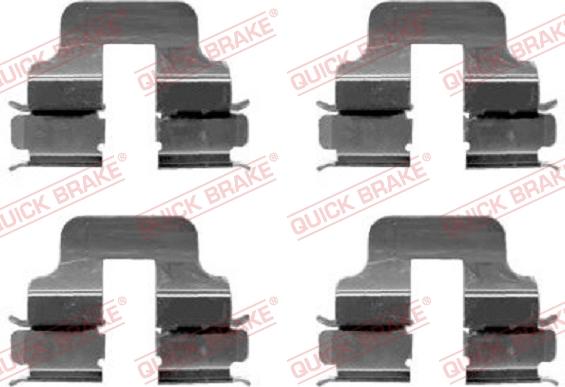 QUICK BRAKE 1091247 - Комплектующие для колодок дискового тормоза unicars.by